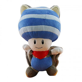 New Super Mario Bros. U Collection: Flying Squirrel Blue Toad 8" Plush (S)