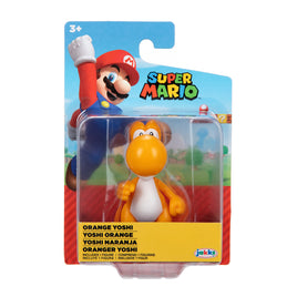 Super Mario Limited Articulation Wave 29 #48850: Orange Yoshi Mini Figure (Jakks Pacific)