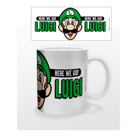 Super Mario: Here We Go Luigi Mug (11oz)