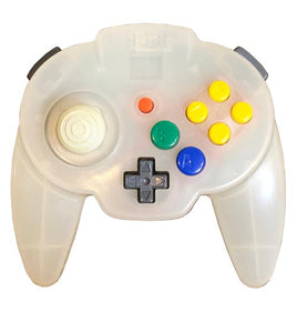 Nintendo 64 Hori Mini Pad Controller [Clear White Winter Limited]
