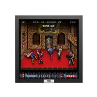 Pixel Frames 9x9 Shadow Box Art: Double Dragon