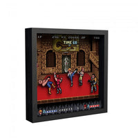 Pixel Frames 9x9 Shadow Box Art: Double Dragon