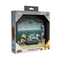 Pixel Frames 9x9 Shadow Box Art: Street Fighter II - Car Scene