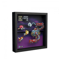Pixel Frames 9x9 Shadow Box Art: Sonic Mania - Heroes vs Dr Eggman