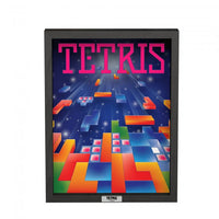 Pixel Frames 9x12 Shadow Box Art: Tetris