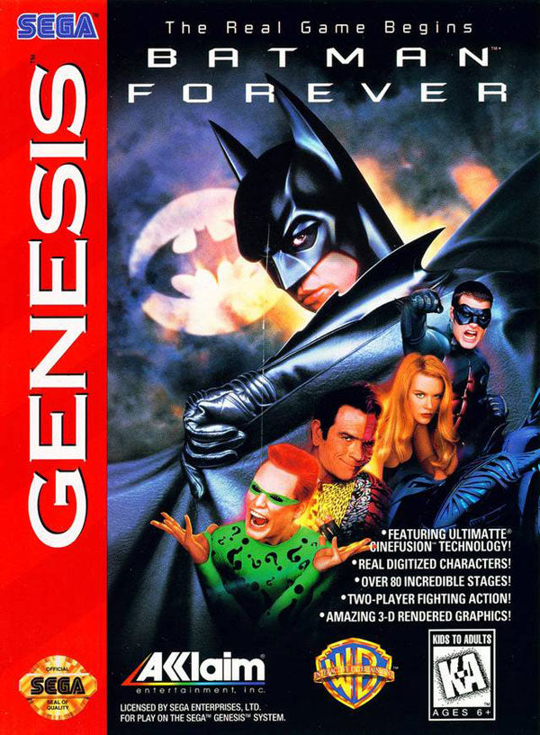 ジェネシス バットマンフォーエヴァー Batman Forever (Genesis)| Gamer Life