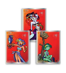 Limited Run Trading Card Set #133, 134, 135: Shantae [3 Cards]