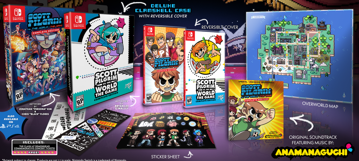 Game Eshop Scott Pilgrim Nintendo Switch Scott Pilgrim Switch