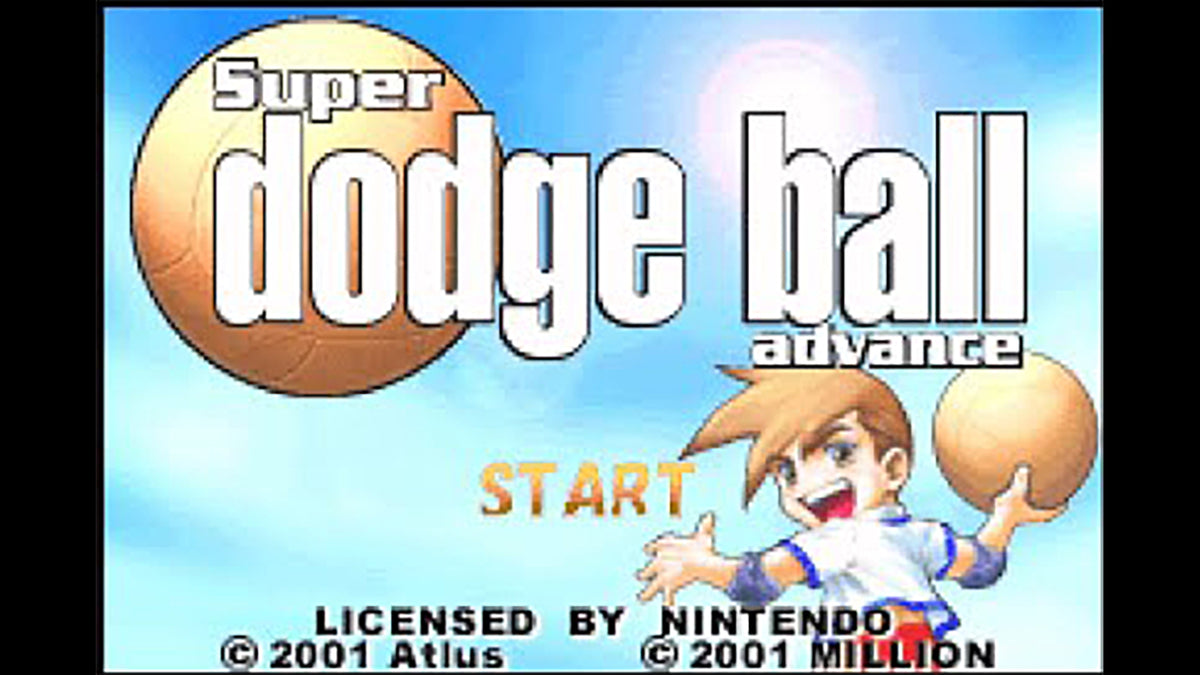 Manuel Notice de jeu Nintendo game boy advance FR originale dodge ball