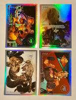 Limited Run Trading Card Set #059, 060, 061, 062: Streets of Rage 4 [4 Cards] (Silver)