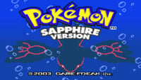 Pokemon: Sapphire Version (GBA)