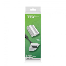 TTX Tech Charge and Play Pack for Xbox 360 (White)