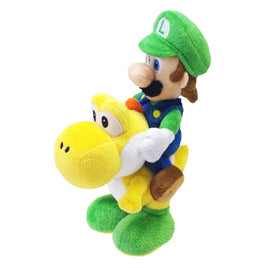 Super Mario All Star Collection: Luigi Riding Yoshi 8" Plush (S)