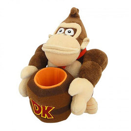 Super Mario All Star Collection: Donkey Kong Barrel 9" Plush (S)