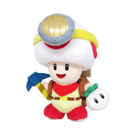 Super Mario All Star Collection: Captain Toad Sitting 9" Plush (M)