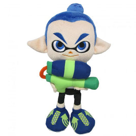 Splatoon All Star Collection #02: Inkling Boy Blue 9" Plush (S)