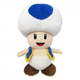 Super Mario All Star Collection #31: Blue Toad 8" Plush (S)