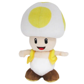 Super Mario All Star Collection: Yellow Toad 8" Plush (S)
