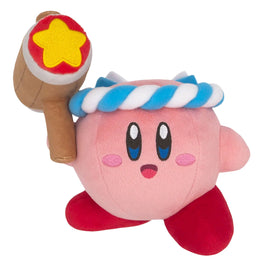 Kirby's Adventure All Star: Kirby Hammer 5" Plush (S)