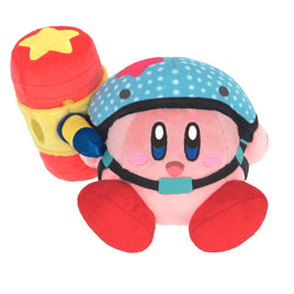 Kirby's Adventure All Star: Kirby Toy Hammer 4" Plush (S)