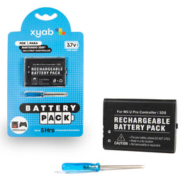 XYAB Rechargeable Battery Pack for Nintendo 2DS® / 3DS® / New 2DS® XL / Wii U® Pro Controller