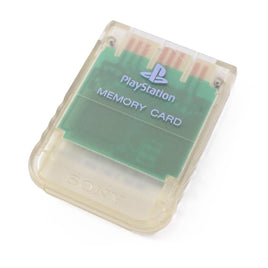 Sony Playstation 1 Official (128kb) Memory Card (Crystal Clear)