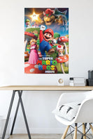 The Super Mario Bros. Movie Rolled Poster: Mushroom Kingdom Key Art [22.375" x 34"]