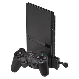 Sony Playstation 2 Slim Console (SCPH-7000x) [Black]