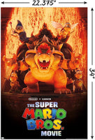 The Super Mario Bros. Movie Rolled Poster: Bowser's World Key Art [22.375" x 34"]