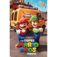The Super Mario Bros. Movie Rolled Poster: Brooklyn Key Art [22.375" x 34"]