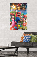The Super Mario Bros. Movie Rolled Poster: Mushroom Kingdom Key Art [22.375" x 34"]