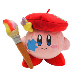 Kirby's Adventure: Kirby Artist 5" Plush (S)