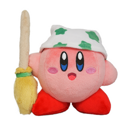 Kirby's Adventure: Kirby Cleaning 5" Plush (S)