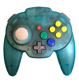 Nintendo 64 Hori Mini Pad Controller [Clear Blue & White]