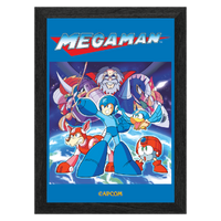 Pixel Frames PLAX 10x12" Framed Lenticular Poster: Mega Man 6: Mr. X
