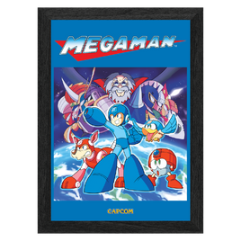 Pixel Frames PLAX 10x12" Framed Lenticular Poster: Mega Man 6: Mr. X