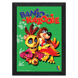 Pixel Frames PLAX 10x12" Framed Lenticular Poster: Banjo-Kazooie