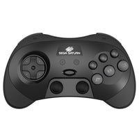 Retro-Bit SEGA Saturn Wireless 2.4 GHz Pro Controller [Black]