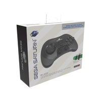 Retro-Bit SEGA Saturn Wireless 2.4 GHz Pro Controller [Black]