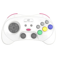 Retro-Bit SEGA Saturn Wireless 2.4 GHz Pro Controller [White]