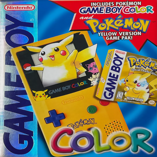 Nintendo Game Boy Color Console [Pokemon Special Edition] (Complete)