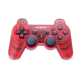Sony PlayStation 3 DualShock 3 Controller (Clear Red)