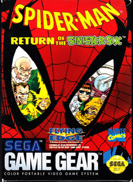 Spiderman Return of the Sinister Six (Game Gear)