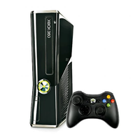 Microsoft Xbox 360 Slim Console [250GB] (Glossy Black)