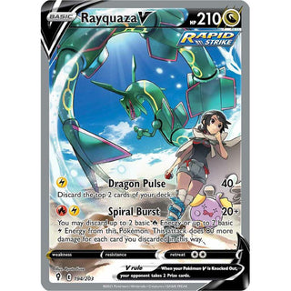 Rayquaza V #194 - Pokemon Evolving Skies