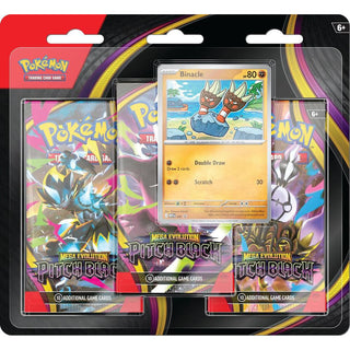 3-Pack Blister [Binacle] - Pokemon Pitch Black