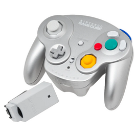 Nintendo GameCube Wavebird Controller [Platinum Silver]