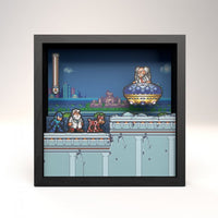 Pixel Frames 9x9 Shadow Box Art: Mega Man 7 - Dr. Wily