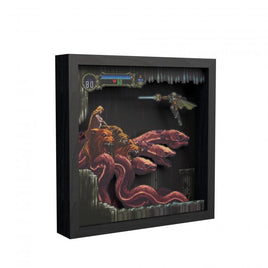 Pixel Frames 9x9 Shadow Box Art: Castlevania: Symphony of the Night - Scylla Boss Fight