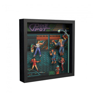 Pixel Frames 9x9 Shadow Box Art: Streets of Rage